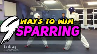 How to Win Sparring Taekwondo [upl. by Bullivant]