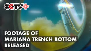 Chinese Scientist Releases Footage of Mariana Trench Bottom [upl. by Leyes]