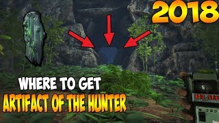 Artifact Of The Hunter Island Location  2018  Ark Surival Evolved [upl. by Halyak]