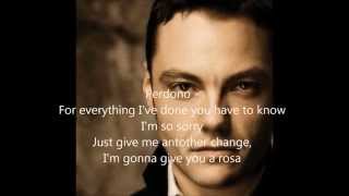 Tiziano Ferro  Perdono English Version lyrics [upl. by Ymmaj510]