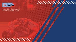 Federal Oil  Gresini Racing MotoGP Team 2025 Launch [upl. by Notwen]