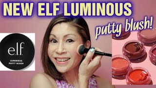 Elf Luminous Putty Blush for Mature Skin [upl. by Adnavoj]