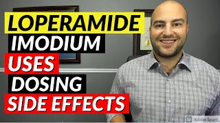 Loperamide Imodium  Uses Dosing Side Effects  Pharmacist Review [upl. by Nerta587]