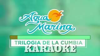 MIX TRILOGÍA AGUA MARINA  KARAOKE [upl. by Ardnala]