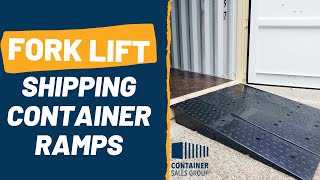 Container Ramps For A Forklift [upl. by Yuri]