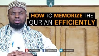 How to Memorize the Quran Efficiently  Okasha Kameny [upl. by Neela]