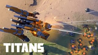 Planetary Annihilation TITANS  4vs4 Total Annihilation  Multiplayer Gameplay [upl. by Adnawyt]