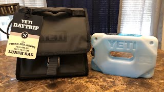 Yeti Daytrip Lunch Bag and Yeti Ice Unboxing and Overview [upl. by Hoban589]