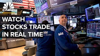 Watch stocks trade in real time after Dows third worstday ever– 3172020 [upl. by Gabey]