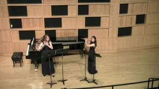 Fredrich Kuhlau Three Duets for Two Flute Op10 1st and 3rd movements Alyssa and Mirim [upl. by Karolina]