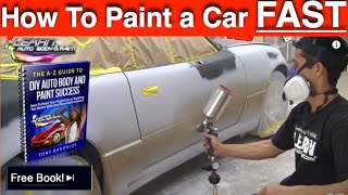 How To PAINT ANY CAR Yourself  STEPBYSTEP Car Painting in 12 Minutes [upl. by Rod]