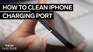 How To Clean iPhone Charging Port 2022 [upl. by Hoisch64]