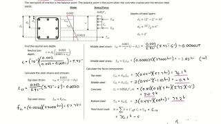 8  Example 2  MN Interaction Diagram for Concrete Column with Three Steel Layers [upl. by Rafaellle177]