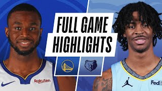 WARRIORS at GRIZZLIES  FULL GAME HIGHLIGHTS  March 19 2021 [upl. by Ahsikam]