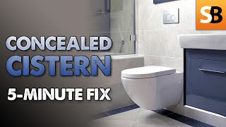 Concealed Cistern Problems 5Minute Fix [upl. by Arlana756]