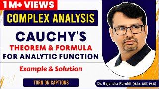 Cauchys Integral Formula For Analytic Function  Example amp Solution [upl. by Ylloh423]