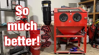 Harbor Freight Sand Blast Cabinet Modifications amp Upgrades [upl. by Gombach]