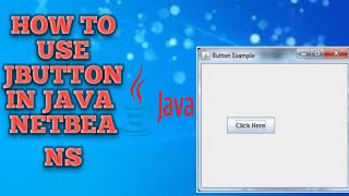 How to use Button in java netbeans  buttons in java  JButton  Java Buttons  Java GUI Buttons [upl. by Brownley]