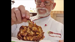 Carciofi alla Giudia Ricetta originale VERSIONE BREVE [upl. by Genaro220]