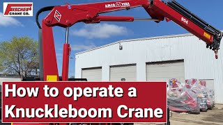 How to operate a knuckle boom crane [upl. by Iives443]