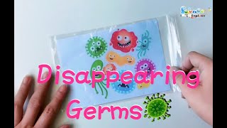 Disappearing Germs  Light Refraction  Easy Experiment To Do At Home [upl. by Nodab353]