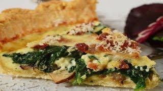 Quiche Recipe Demonstration  Joyofbakingcom [upl. by Kumler]