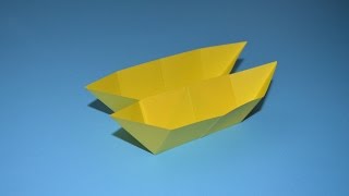 como hacer un barco de papel origami [upl. by Anera]