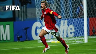 David Beckham  FIFA World Cup Moments [upl. by Suivatna934]