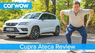 Cupra Ateca SUV 2020 review  see how we made it quicker than a Golf R [upl. by Arraic]