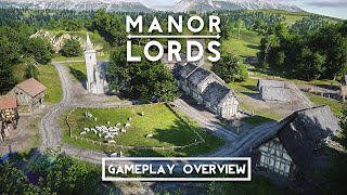 Manor Lords  Gameplay Overview  Medieval RTSCitybuilder [upl. by Asilaj122]