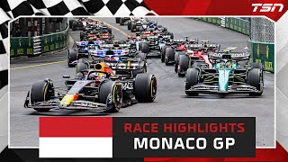 F1 RACE HIGHLIGHTS MONACO GP [upl. by Oidale430]