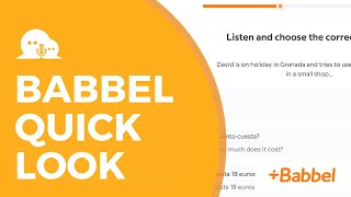 Why is Babbel Spanish so different from the rest of the Babbel Courses quick look [upl. by Kristoffer]