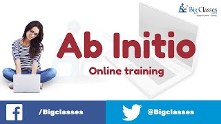 AB Initio Online Training  AB Initio Tutorials for Beginners  BigClasses [upl. by Jarnagin100]