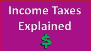 Income Taxes Explained [upl. by Lawler196]