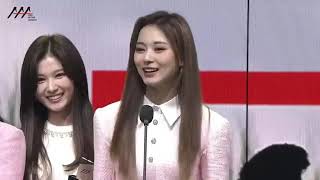 Twice Tzuyu Speaking Chinese AAA2020 [upl. by Najram]