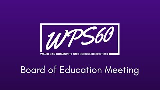 Waukegan Public Schools Board of Education Committee Meeting  January 19 2021 [upl. by Acsot]