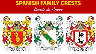 Spanish Family Crests [upl. by Uliram40]