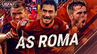 AS Roma  GREATEST European Goals amp Highlights  Dzeko Totti Pjanić [upl. by Renruojos]