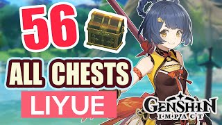 ALL CHESTS IN LIYUE  Stone Gate Bishui Plain  GUIDE 1 【 Genshin Impact 】 [upl. by Maise]