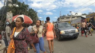 Walking in Petionville Port au Prince Haiti [upl. by Tenej]