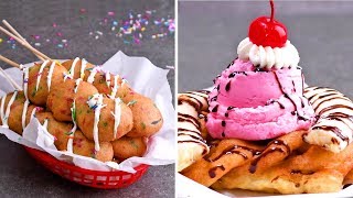 DIY Fried Dessert Ideas for a Delicious Friyay Treat  So Yummy [upl. by Eisseb413]