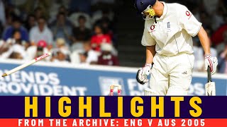 The Start of the Greatest Ashes Series Ever  Classic Match  England v Australia 2005  Lords [upl. by Lerner879]