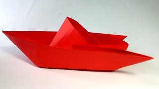 Como hacer un Barco de papel Origami  How to Make an Origami Paper Boat [upl. by Garwood]