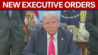 President Trump signs new executive orders [upl. by Hoy]