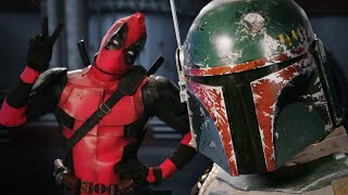 Deadpool vs Boba Fett Epic Rap Battles of History [upl. by Yttocs]