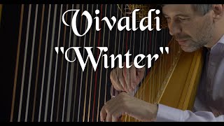 Vivaldis quotWinterquot arranged and performed on the harp [upl. by Llerehc]