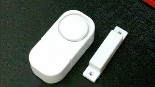 Door or Window Entry Alarm Device Review [upl. by Aidyn27]