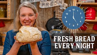 Easy Fresh Bread Every Night in 5 Minutes [upl. by Sergu70]