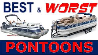 Best and Worst Pontoons After Inspecting 50 Pontoon Boats at the Greenville Boat Show [upl. by Calvo]