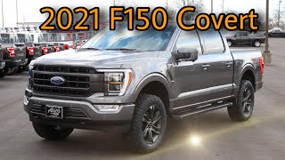 2021 Ford F150 Covert Leveled on 34s Carbonized Gray Truck FX4 NEW [upl. by Ardnasirk741]